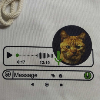 Сумка "WhatsApp кот"